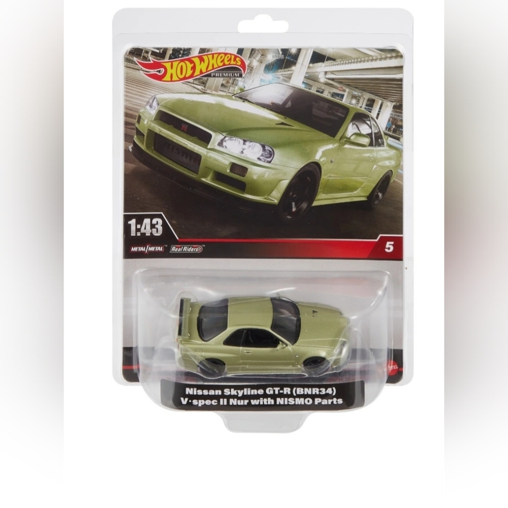 Green Nissan Skyline GT-R Toy Car
